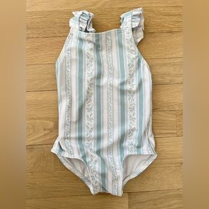 Minnow Floral Swimsuit 2T